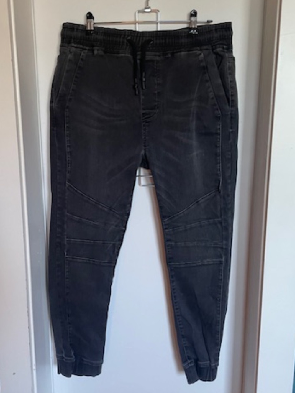Men’s Moto Denim Joggers